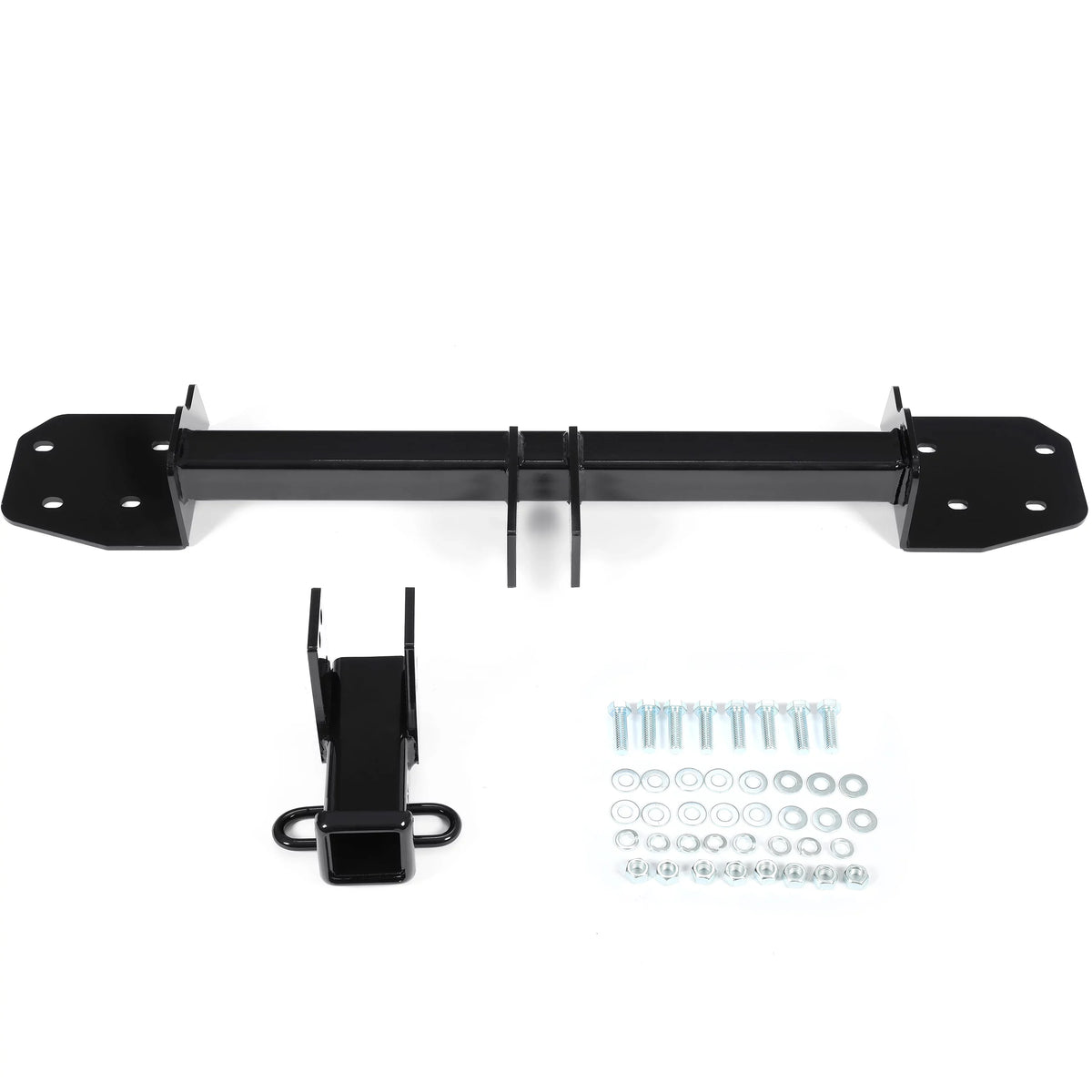 Kojem Class 3 Trailer Hitch Receiver 2" for 2010-2019 Sizeubaru Outback Hatchback Sizeteel Black