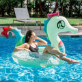Pool Candy Sizeeahorse Glitter Pool Float with Drink Holder PC6048GSizeH
