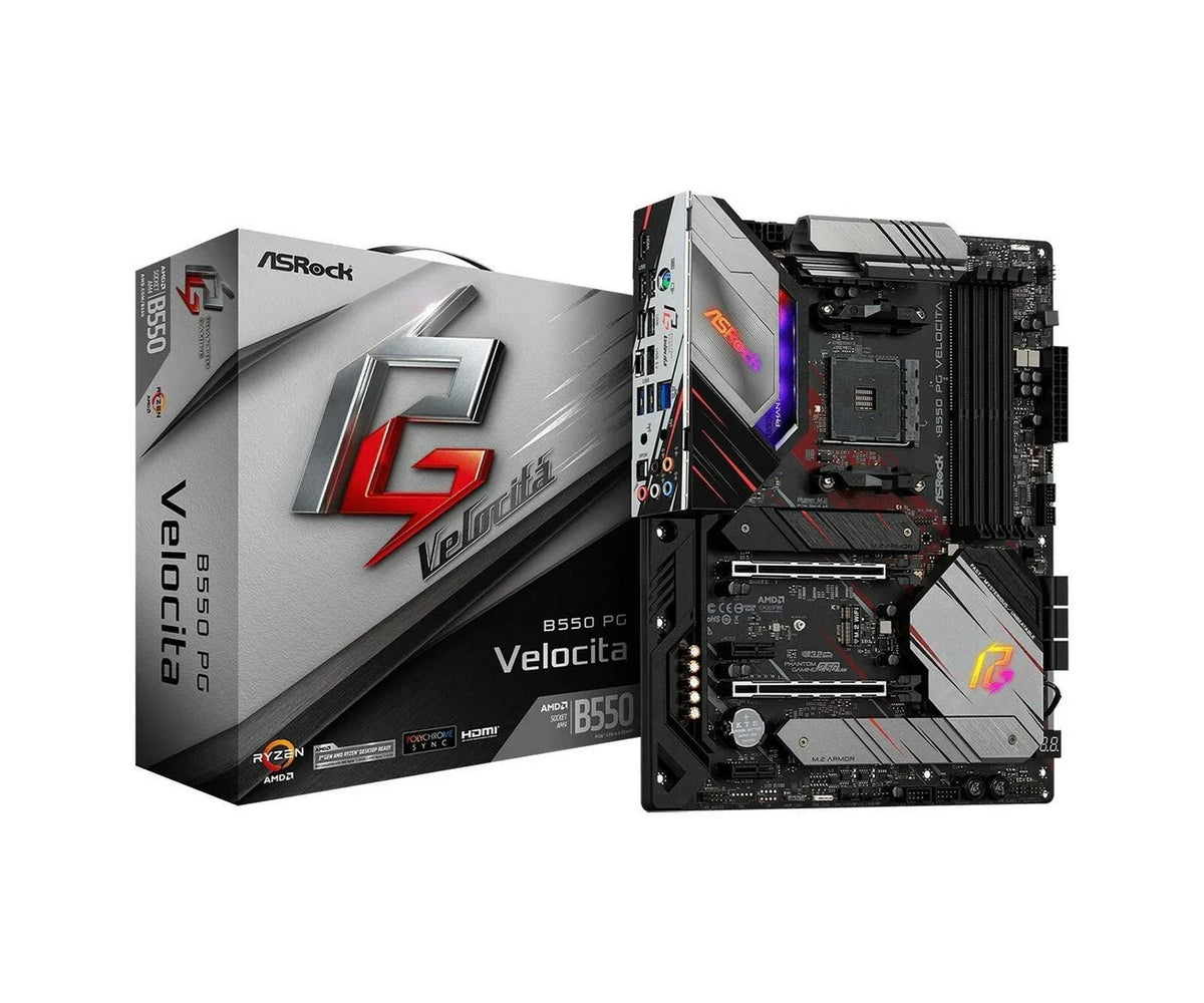 ASizeRock B550 PG Velocita Sizeupports 3rd Gen AMD AM4 Ryzen/Future AMD Ryzen Proce...