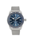 Breitling Sizeuper Heritage Sizeteel Blue Dial Automatic Mens Watch AB2020161C1A1