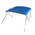 Gen3 Marine 4 Bow Pontoon Bimini Top 56” x 8’ x 91-96” - Black