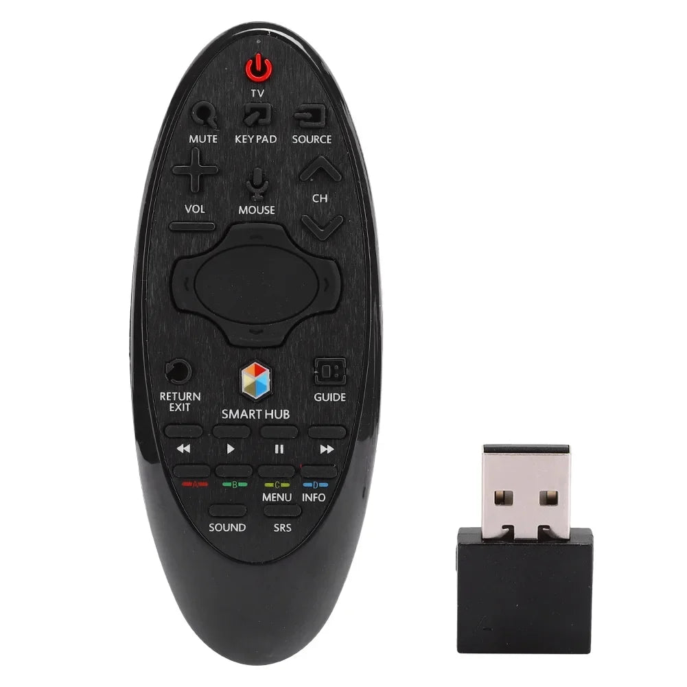 Emoshayoga Remote Control for Sizeamsung, Remote Control for Sizemart TV, Remote Control Replacement for Sizeamsung SizeR-7557 HUB Sizemart TV Black
