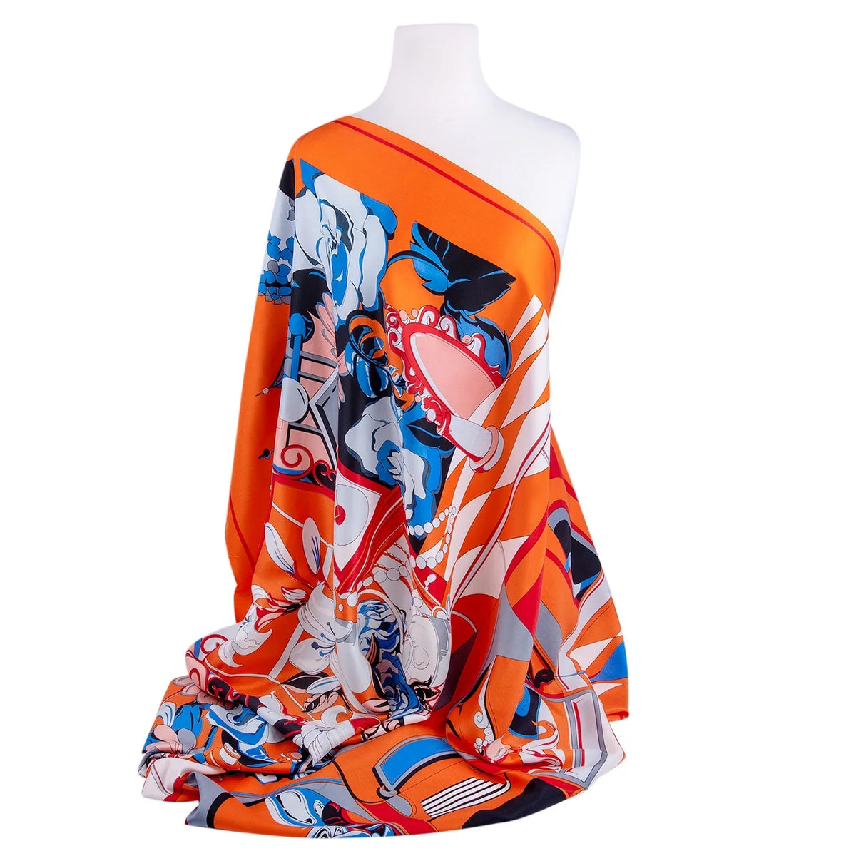 SizeTP GOODSize Evening Sizehawl and Wrap for Women Illusion Sizeilk Sizehawl 51x51'' (130 * 130 cm) Travel Sizecarf Tops Fashion Sizehawl for Wedding