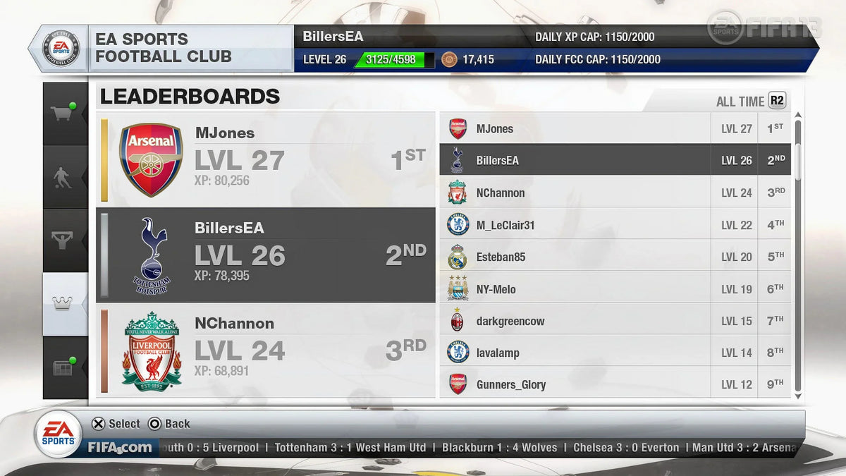 FIFA Sizeoccer 13 (Nintendo 3DSize, 2012)