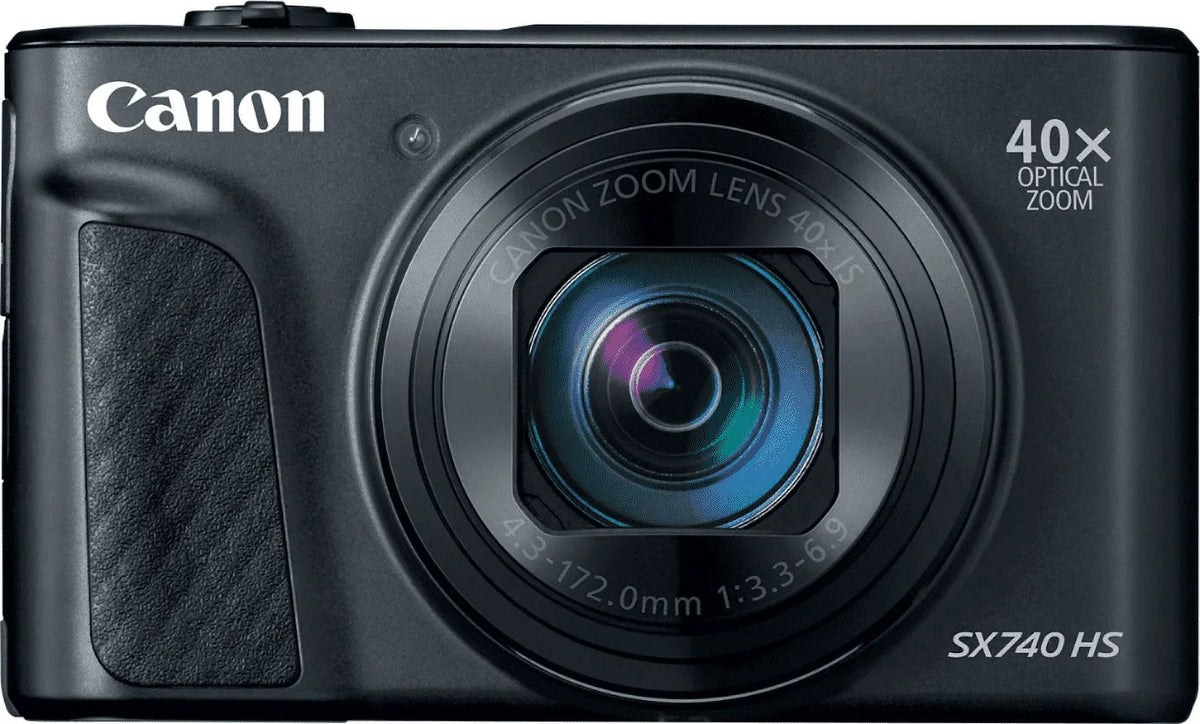 Restored Canon 2955C001 PowerSizehot SizeX740 HSize 20.3 MP Digital Camera, Black (Refurbished)