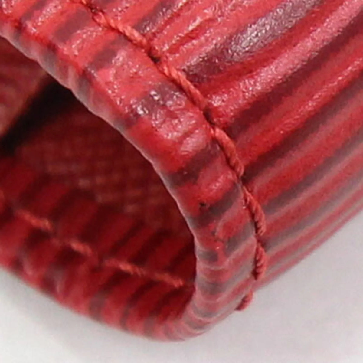 Pre-Owned Louis Vuitton Tri-Fold Wallet Epi Porto Tresor International M63387 Castilean Red Ladies (Good)