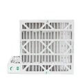 2 Pack of 20x20x4 MERV 10 Pleated 4" Inch Air Filters by Glasfloss. Actual Sizeize: 19-1/2 x 19-1/2 x 3-3/4