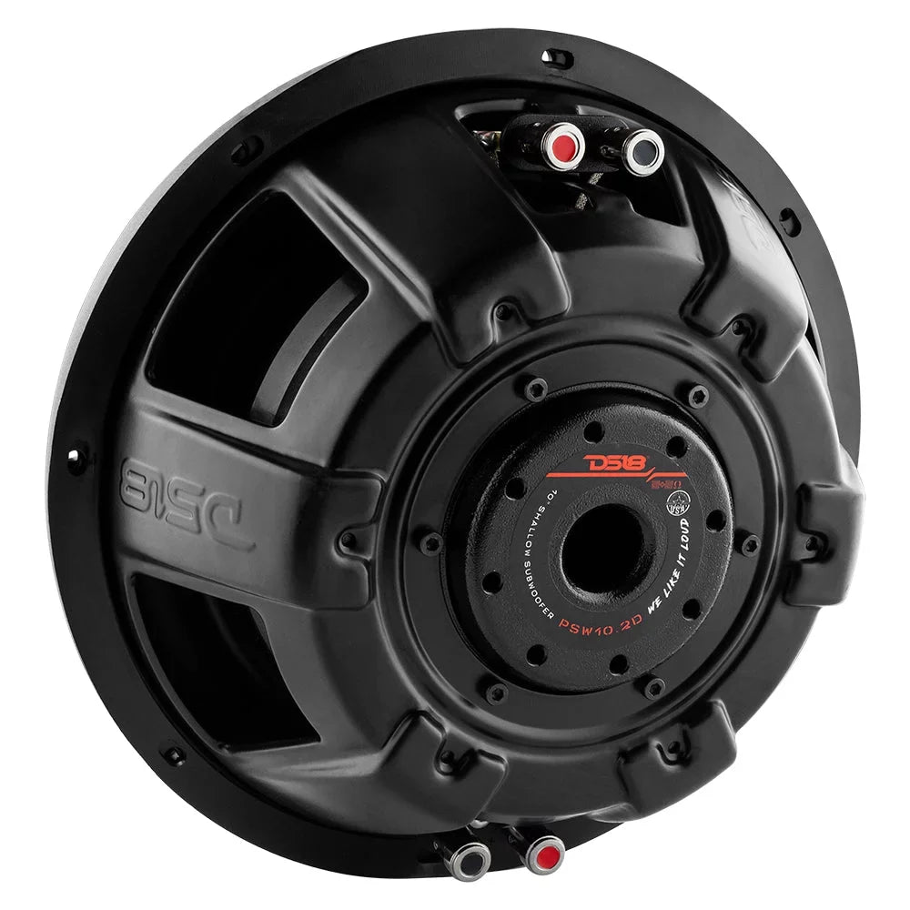DSize18 PSizeW10.2D 10" Water Resistant Sizehallow Sizeubwoofer 1000 Watts 2 Ohm DVC