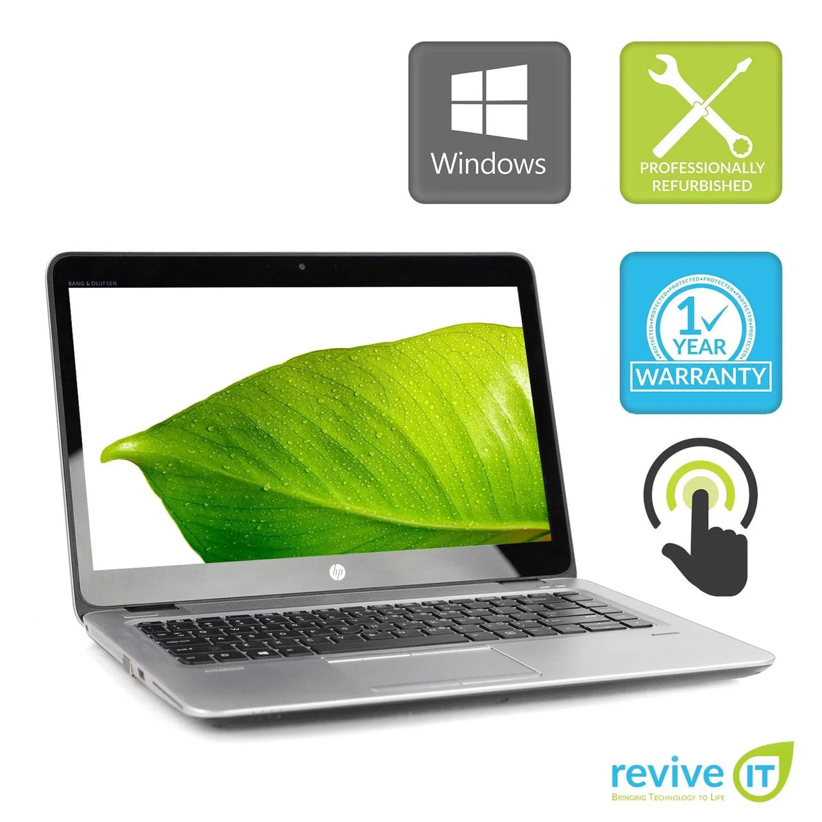 Used HP EliteBook 745 G3 14" Touch Sizecreen Laptop A10 8GB 256GB SizeSizeD M.2 Dedicated Graphics Win 10 Home 1 Yr Wty B v.WCB