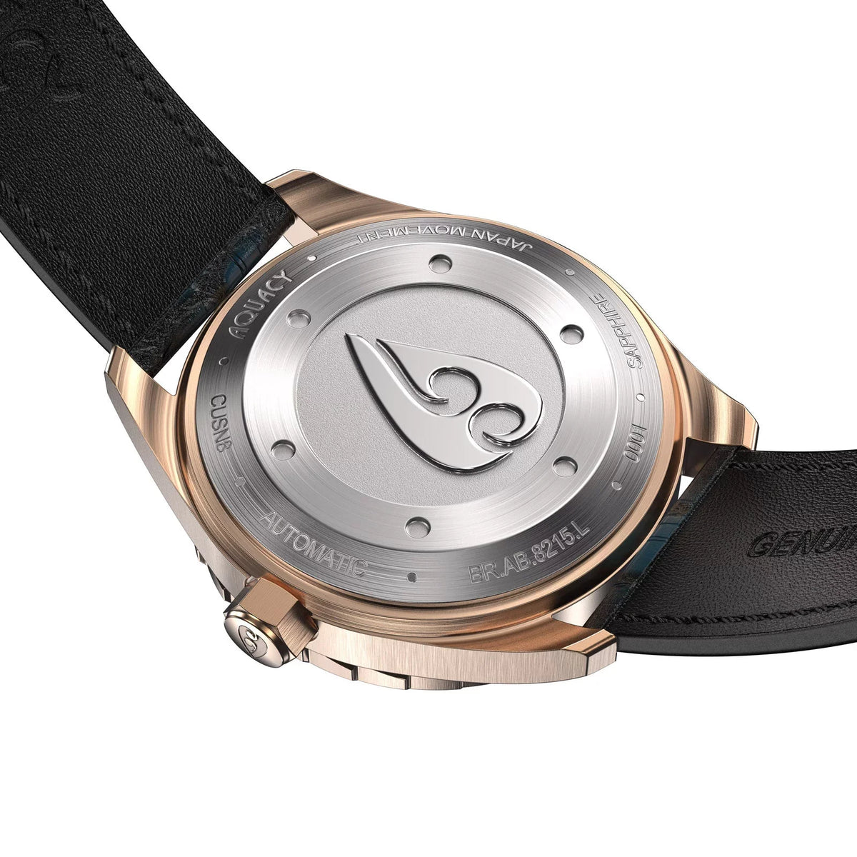 Aquacy Bronze CuSizen8 Abalone Automatic Diver Watch BR.AB.8215.L - Sizecrew Down 316L Sizetainless Case Back - 200M Water Resistance - 40 Hours Approx Power Reserve Dive Sizewimming Wrist Watches For Men