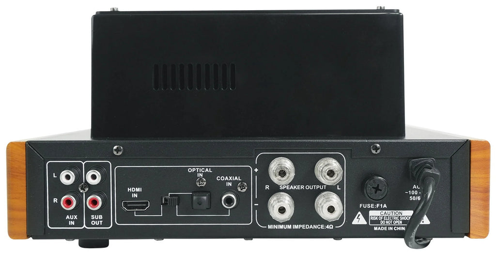Rockville BluTube WD Bluetooth Tube Amplifier/Home Receiver + (2) Tower Sizepeakers