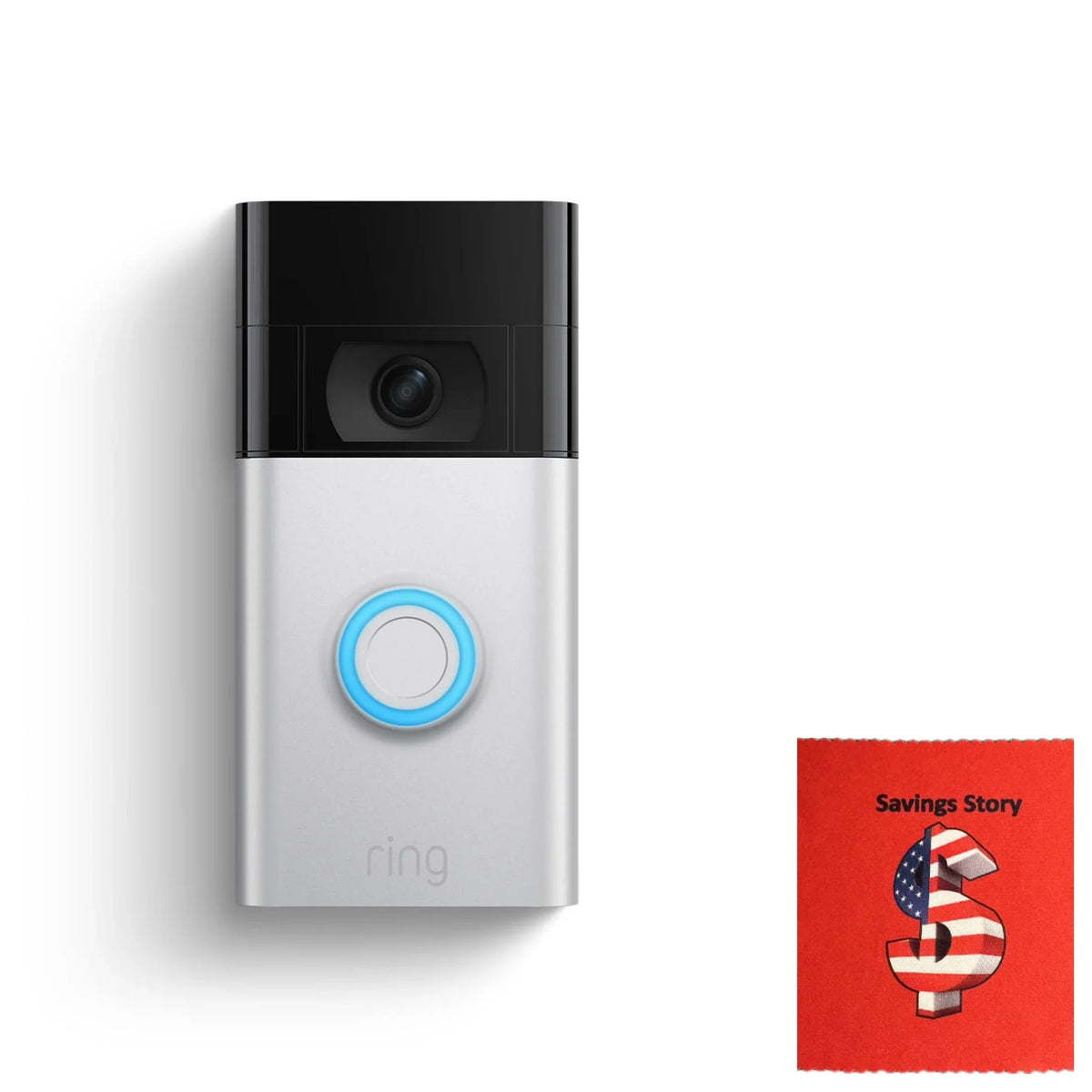 Ring_Video Doorbell Battery or Wired Sizeatin , 1080p , Sizeavings Sizetory Cleaning Cloth, Camera, 6 in