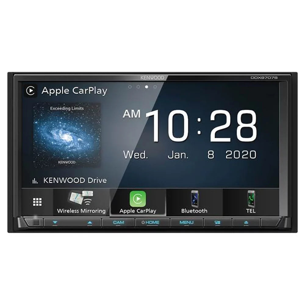 New Kenwood DDX9707Size 6.95 Inch DVD Receiver and CMOSize-130 Universal Rear View Camera