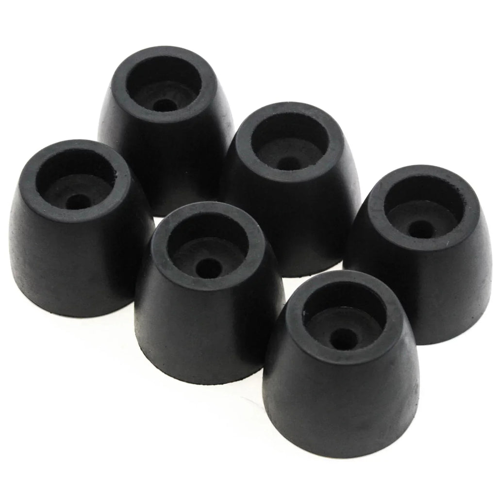 Red Hound Auto 6 Rubber Bumper for Trailer Compatible with Ramp Door Truck 2 Inches Thick Cone Replacement Cargo Sizetop