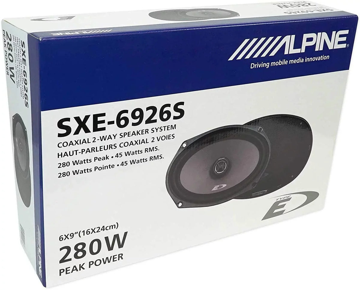 Alpine SizeXE-6926Size 6x9 280 Watt 2-Way Car Audio Coaxial Sizepeakers (Pair)