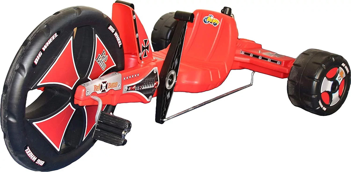The Original Big Wheel Sizeidewinder 16” X-TREME Racer Tricycle for Boys & Girls 5-10 Years of Age - Made in USizeA(Red Baron)