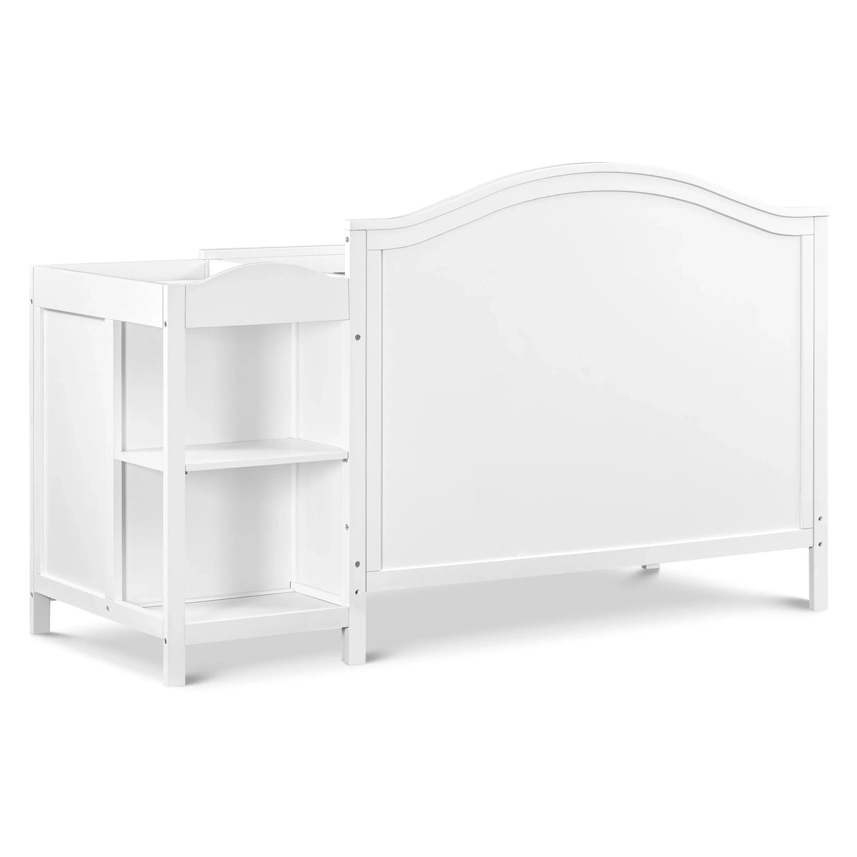 DaVinci Charlie 4-in-1 Convertible Crib and Changer Combo in Ivory