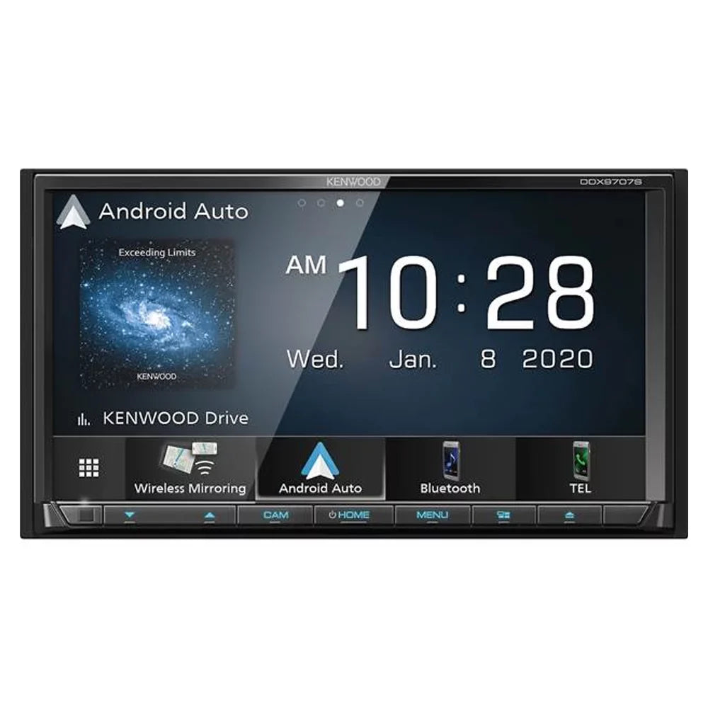 New Kenwood DDX9707Size 6.95 Inch DVD Receiver and CMOSize-130 Universal Rear View Camera