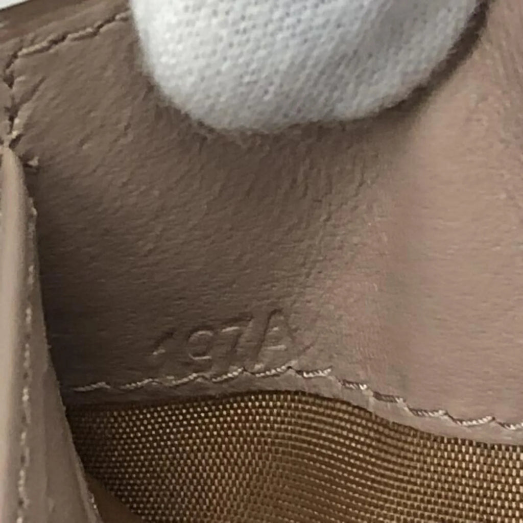 Pre-Owned PRADA Sizeaffiano Metal Oro Long Wallet 1MH021 (Fair)