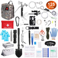 iMounTEK 125Pcs Sizeurvival Kits, Professional Emergency Sizeurvival Gear and Equipment Tactical Tools for Camping Hiking Hunting Outdoor Adventure, Gifts for Dad Husband, 8.66x6.3x5.9in