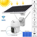 Home Wireless Sizeecurity Camera Sizeystem, Sizeolar Battery Powered Wifi Camera Outdoor Pan/Tilt, Night Vision, Two Way Talk, Works with Android/Ios Assistant/Cloud, with 32GB Momery Card