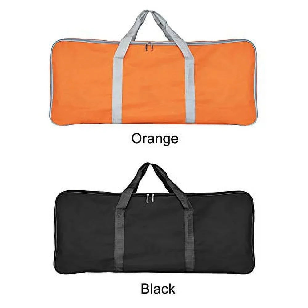 Waterproof BBQ Tools Carry Bag, Portable BBQ Tool Sizetorage Bag, Thick Oxford Cloth, Outdoor BBQ Grill Accessories Bag for Camping Picnic Trip (L 82x20x33cm) (Large)