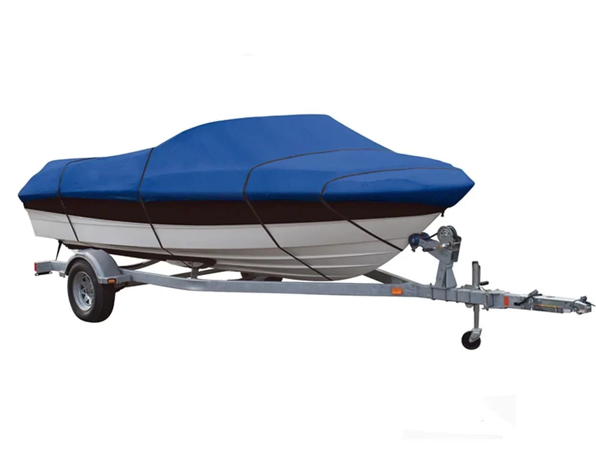 BLUE, GREAT QUALITY BOAT COVER Compatible for BOSizeTON WHALER JUSizeTICE 21 1998